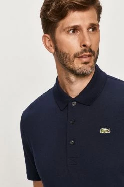 Ανδρικά Πόλο μπλουζάκια Βαμβακερό μπλουζάκι πόλο Lacoste ναυτικό μπλε