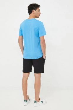 Ανδρικά Μπλουζάκια Βαμβακερό μπλουζάκι Lacoste μπλε -Εξοδος Lacoste Κατάστημα unnamed file 1138