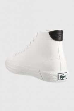 Ανδρικά Sneakers Δερμάτινα αθλητικά παπούτσια Lacoste Mid , χρώμα: άσπρο -Εξοδος Lacoste Κατάστημα unnamed file 116