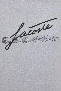 Ανδρικά Μπλουζάκια Βαμβακερό μπλουζάκι Lacoste γκρι -Εξοδος Lacoste Κατάστημα unnamed file 1212