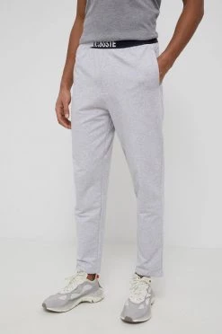 Ανδρικά Παντελόνια φόρμας Lacoste - Παντελόνι ανοιχτό γκρι