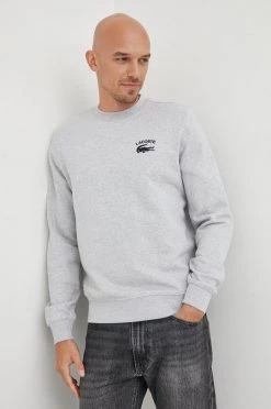 Ανδρικά Χωρίς φερμουάρ Βαμβακερή μπλούζα Lacoste γκρι, -Εξοδος Lacoste Κατάστημα unnamed file 127