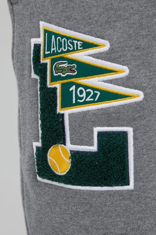Ανδρικά Παντελόνια φόρμας Βαμβακερό παντελόνι Lacoste χρώμα: γκρι 6 Ανδρικά Παντελόνια φόρμας Βαμβακερό παντελόνι Lacoste χρώμα: γκρι - Image 4