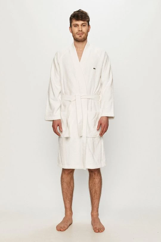 Ανδρικά Μπουρνούζια Μπουρνούζι Lacoste άσπρο 3 Ανδρικά Μπουρνούζια Μπουρνούζι Lacoste άσπρο