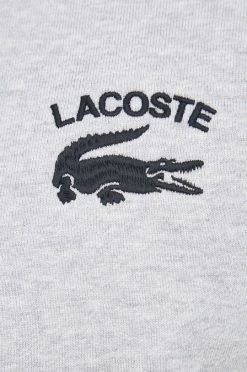Ανδρικά Χωρίς φερμουάρ Βαμβακερή μπλούζα Lacoste γκρι, -Εξοδος Lacoste Κατάστημα unnamed file 129