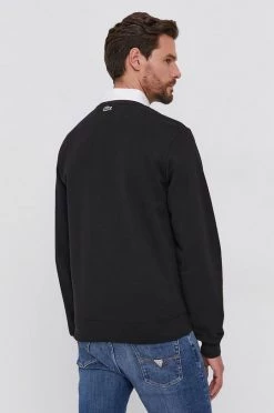 Ανδρικά Χωρίς φερμουάρ Μπλούζα Lacoste χρώμα: μαύρο -Εξοδος Lacoste Κατάστημα unnamed file 1291