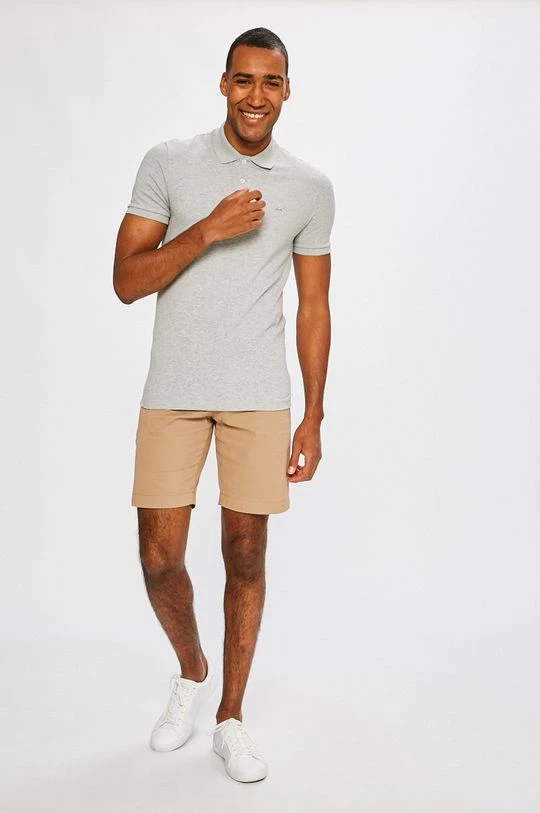 Ανδρικά Πόλο μπλουζάκια Lacoste - Πόλο γκρί 4 Ανδρικά Πόλο μπλουζάκια Lacoste - Πόλο γκρί - Image 2