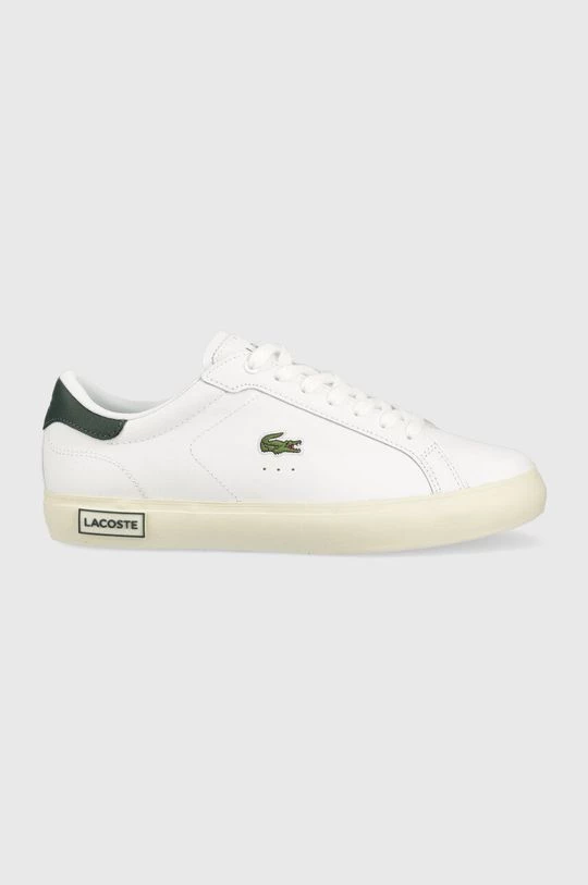 Ανδρικά Sneakers Δερμάτινα αθλητικά παπούτσια Lacoste άσπρο 3 Ανδρικά Sneakers Δερμάτινα αθλητικά παπούτσια Lacoste άσπρο