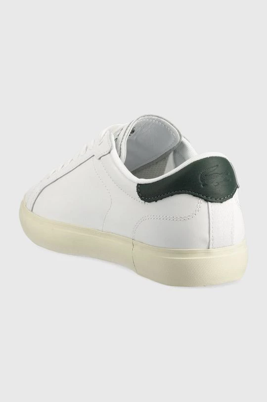 Ανδρικά Sneakers Δερμάτινα αθλητικά παπούτσια Lacoste άσπρο 5 Ανδρικά Sneakers Δερμάτινα αθλητικά παπούτσια Lacoste άσπρο - Image 3