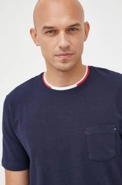 Ανδρικά Μπλουζάκια Μπλουζάκι Lacoste χρώμα: ναυτικό μπλε -Εξοδος Lacoste Κατάστημα unnamed file 1369