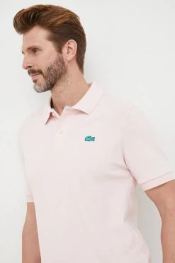 Ανδρικά Πόλο μπλουζάκια Βαμβακερό μπλουζάκι πόλο Lacoste ροζ 10 Ανδρικά Πόλο μπλουζάκια Βαμβακερό μπλουζάκι πόλο Lacoste ροζ -Εξοδος Lacoste Κατάστημα unnamed file 1378