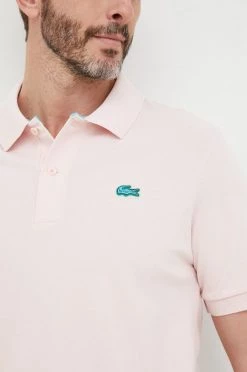 Ανδρικά Πόλο μπλουζάκια Βαμβακερό μπλουζάκι πόλο Lacoste ροζ 11 Ανδρικά Πόλο μπλουζάκια Βαμβακερό μπλουζάκι πόλο Lacoste ροζ -Εξοδος Lacoste Κατάστημα unnamed file 1379