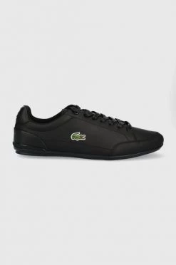 Ανδρικά Sneakers Δερμάτινα αθλητικά παπούτσια Lacoste Chaymon Crafted 0722 1 μαύρο