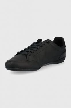 Ανδρικά Sneakers Δερμάτινα αθλητικά παπούτσια Lacoste Chaymon Crafted 0722 1 μαύρο -Εξοδος Lacoste Κατάστημα unnamed file 1403