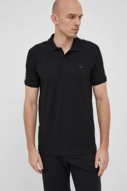 Ανδρικά Πόλο μπλουζάκια Πόλο Lacoste χρώμα: μαύρο -Εξοδος Lacoste Κατάστημα unnamed file 1448