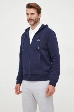 Ανδρικά Με φερμουάρ Μπλούζα Lacoste ναυτικό μπλε,