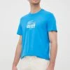 Ανδρικά Μπλουζάκια Βαμβακερό μπλουζάκι Lacoste μπλε -Εξοδος Lacoste Κατάστημα unnamed file 1628
