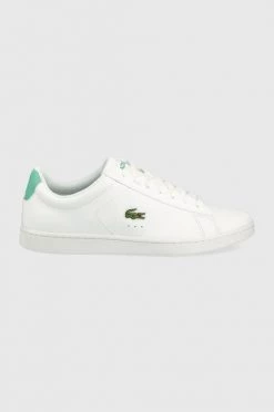 Ανδρικά Sneakers Δερμάτινα αθλητικά παπούτσια Lacoste Carnaby Evo 0722 1 άσπρο