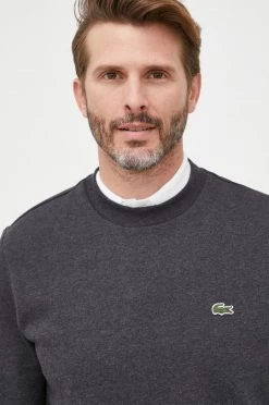 Ανδρικά Χωρίς φερμουάρ Μπλούζα Lacoste γκρι, -Εξοδος Lacoste Κατάστημα unnamed file 169