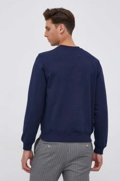 Ανδρικά Χωρίς φερμουάρ Βαμβακερή μπλούζα Lacoste χρώμα: ναυτικό μπλε -Εξοδος Lacoste Κατάστημα unnamed file 1711