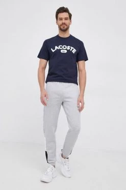 Ανδρικά Παντελόνια φόρμας Παντελόνι Lacoste χρώμα: γκρι