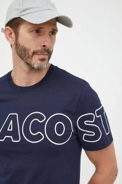 Ανδρικά Μπλουζάκια Βαμβακερό μπλουζάκι Lacoste ναυτικό μπλε 10 Ανδρικά Μπλουζάκια Βαμβακερό μπλουζάκι Lacoste ναυτικό μπλε -Εξοδος Lacoste Κατάστημα unnamed file 1798