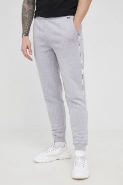 Ανδρικά Παντελόνια φόρμας Παντελόνι Lacoste χρώμα: γκρι