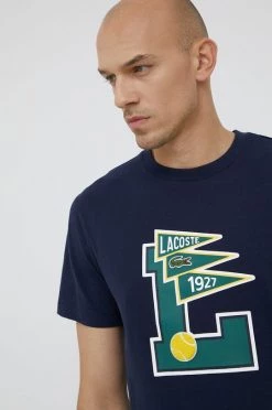 Ανδρικά Μπλουζάκια Βαμβακερό μπλουζάκι Lacoste ναυτικό μπλε 10 Ανδρικά Μπλουζάκια Βαμβακερό μπλουζάκι Lacoste ναυτικό μπλε -Εξοδος Lacoste Κατάστημα unnamed file 1868