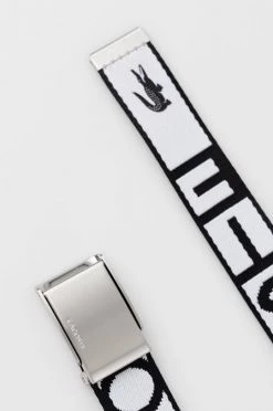 Ανδρικά Ζώνες Ζώνη Lacoste χρώμα: μαύρο -Εξοδος Lacoste Κατάστημα unnamed file 1872