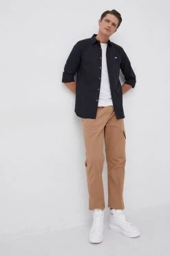 Ανδρικά Πουκάμισα Lacoste - Βαμβακερό πουκάμισο ανοιχτό μπλε -Εξοδος Lacoste Κατάστημα unnamed file 1875