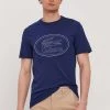 Ανδρικά Μπλουζάκια Μπλουζάκι Lacoste χρώμα: ναυτικό μπλε -Εξοδος Lacoste Κατάστημα unnamed file 1878