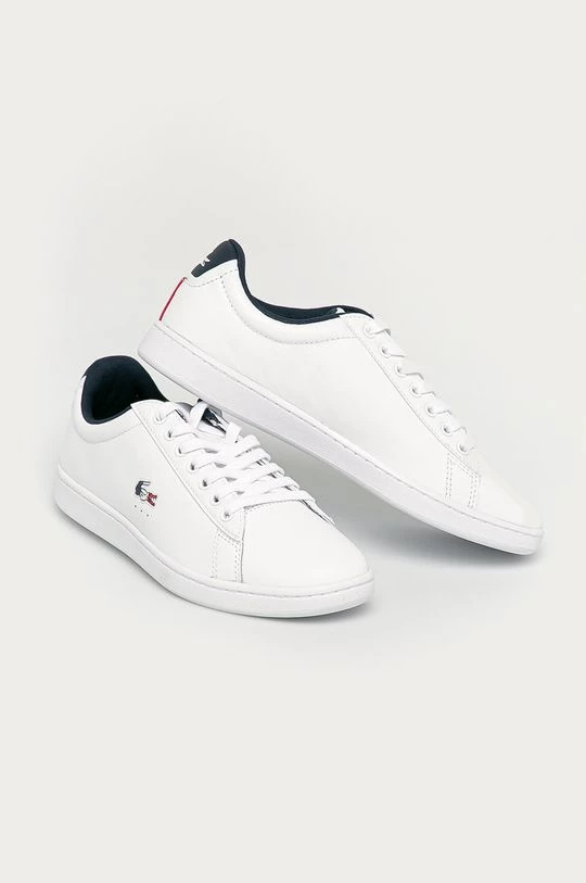 Ανδρικά Sneakers Lacoste - Δερμάτινα παπούτσια Carnaby Evo TRI1 λευκό 4 Ανδρικά Sneakers Lacoste - Δερμάτινα παπούτσια Carnaby Evo TRI1 λευκό - Image 2