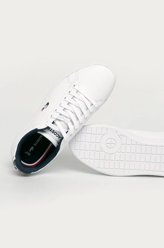 Ανδρικά Sneakers Lacoste - Δερμάτινα παπούτσια Carnaby Evo TRI1 λευκό 6 Ανδρικά Sneakers Lacoste - Δερμάτινα παπούτσια Carnaby Evo TRI1 λευκό - Image 4