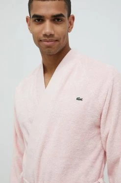 Ανδρικά Μπουρνούζια Βαμβακερό μπουρνούζι Lacoste ροζ -Εξοδος Lacoste Κατάστημα unnamed file 1942