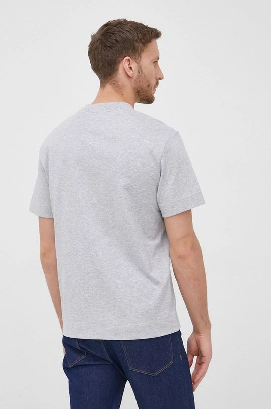 Ανδρικά Μπλουζάκια Βαμβακερό μπλουζάκι Lacoste γκρι 5 Ανδρικά Μπλουζάκια Βαμβακερό μπλουζάκι Lacoste γκρι - Image 3