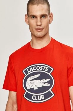 Ανδρικά Μπλουζάκια Lacoste - Μπλουζάκι κόκκινο -Εξοδος Lacoste Κατάστημα unnamed file 1994