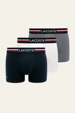 Ανδρικά Μπόξερ και σλιπ Lacoste - Μποξεράκια (3-pack) σκούρο μπλε