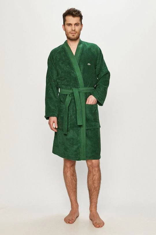 Ανδρικά Μπουρνούζια Μπουρνούζι Lacoste πράσινο 4 Ανδρικά Μπουρνούζια Μπουρνούζι Lacoste πράσινο - Image 2
