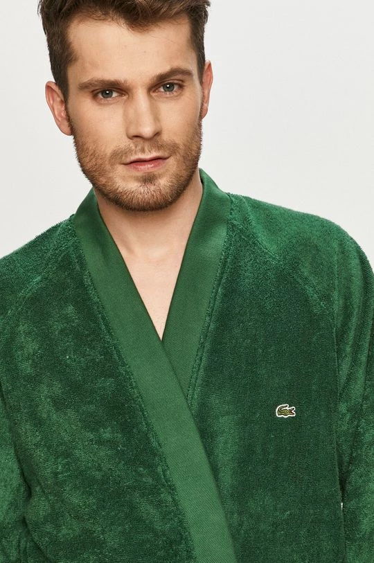 Ανδρικά Μπουρνούζια Μπουρνούζι Lacoste πράσινο 6 Ανδρικά Μπουρνούζια Μπουρνούζι Lacoste πράσινο - Image 4