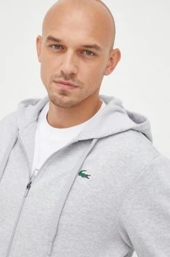 Ανδρικά Με φερμουάρ Μπλούζα Lacoste γκρι, -Εξοδος Lacoste Κατάστημα unnamed file 220