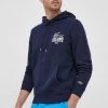 Ανδρικά Χωρίς φερμουάρ Βαμβακερή μπλούζα Lacoste χρώμα: ναυτικό μπλε, -Εξοδος Lacoste Κατάστημα unnamed file 232
