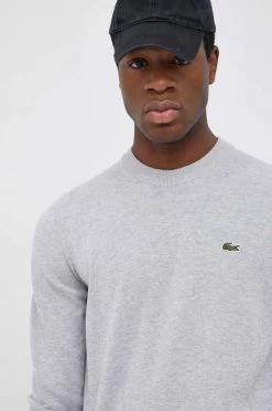 Ανδρικά Χωρίς φερμουάρ Lacoste - Πουλόβερ ανοιχτό γκρι -Εξοδος Lacoste Κατάστημα unnamed file 240