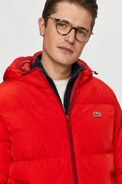 Ανδρικά Κοντά μπουφάν Lacoste - Μπουφάν με επένδυση από πούπουλα κόκκινο -Εξοδος Lacoste Κατάστημα unnamed file 250