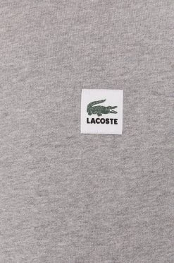 Ανδρικά Χωρίς φερμουάρ Lacoste - Βαμβακερή μπλούζα ανοιχτό γκρι -Εξοδος Lacoste Κατάστημα unnamed file 267