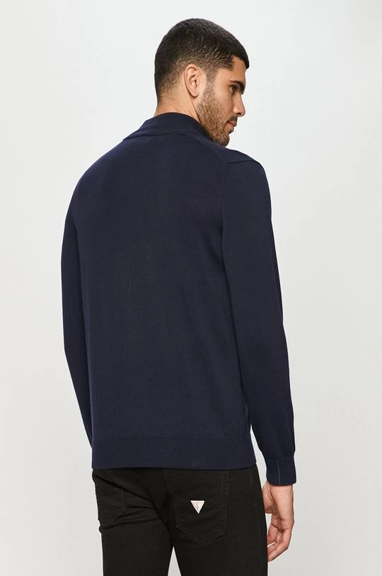 Ανδρικά Με φερμουάρ Lacoste - Πλεκτή ζακέτα σκούρο μπλε 5 Ανδρικά Με φερμουάρ Lacoste - Πλεκτή ζακέτα σκούρο μπλε - Image 3