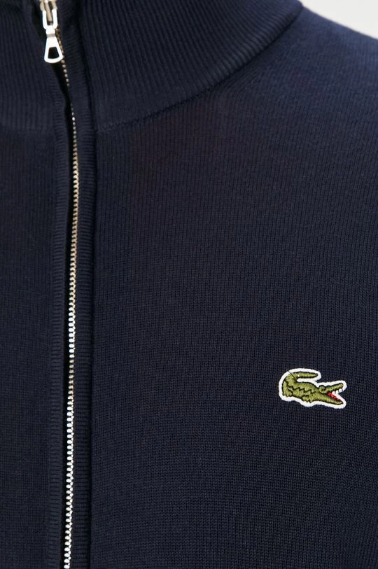 Ανδρικά Με φερμουάρ Lacoste - Πλεκτή ζακέτα σκούρο μπλε 7 Ανδρικά Με φερμουάρ Lacoste - Πλεκτή ζακέτα σκούρο μπλε - Image 5