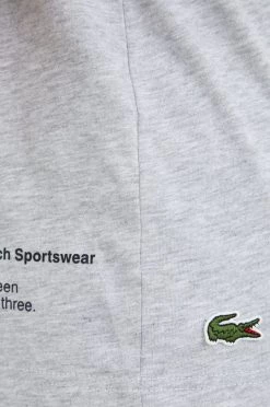 Ανδρικά Μπλουζάκια Βαμβακερό μπλουζάκι Lacoste ασημί -Εξοδος Lacoste Κατάστημα unnamed file 348