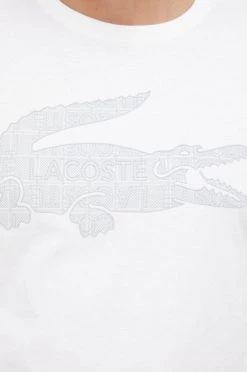 Ανδρικά Μπλουζάκια Βαμβακερό μπλουζάκι Lacoste άσπρο -Εξοδος Lacoste Κατάστημα unnamed file 430