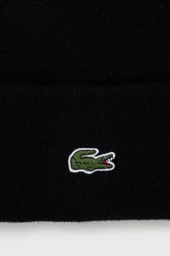 Σκουφιά Μάλλινο σκουφί Lacoste μαύρο, -Εξοδος Lacoste Κατάστημα unnamed file 46