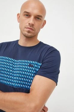 Ανδρικά Μπλουζάκια Βαμβακερό μπλουζάκι Lacoste ναυτικό μπλε -Εξοδος Lacoste Κατάστημα unnamed file 464